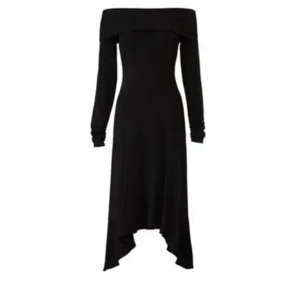 Derek Lam Off-the-Shoulder Handkerchief Dress - Picture 5 of 11
